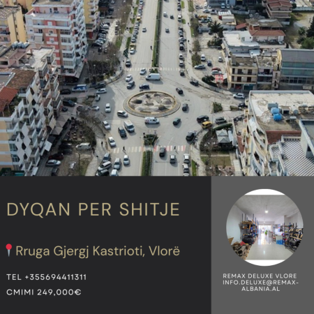 Vlore, shitet ambjent biznesi Kati 0, 147 m² 249.000 € (Rruga Gjergj Kastrioti (Transballkanike), pranë Kafe Mota)