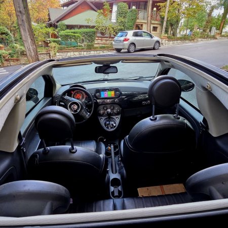 Tirane, shes Kabriolet | Roadster Fiat 500 Cabrio Benzin+Gaz, e zeze automatik Klima 204.000 km 5.300 €