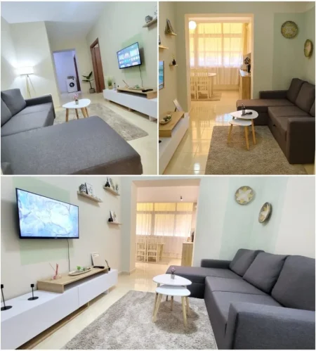 Jepet me Qira Apartament 1+1 i mobiluar në Qendër të Tiranës,   620 €URO