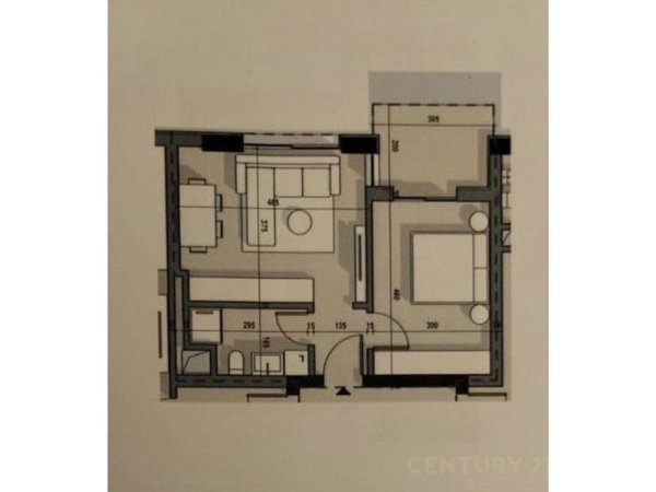 Tirane, shitet apartament 1+1 Kati 3, 58 m² 90.000 € 