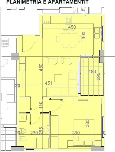 Tirane, shitet apartament 1+1 Kati 6, 75 m² 105.000 € 