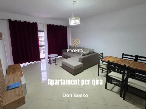 Tirane, jepet me qera apartament 2+1 Kati 3, 94 m² 600 € (Don Bosko)