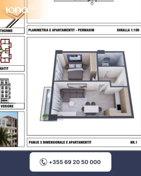 Qerret, shitet apartament 1+1, 2+1, Duplex , Garsoniere