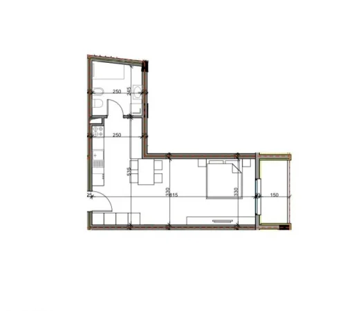 Shitet, Garsoniere, Kompleksi Aluna, Paskuqan - 72,000€ | 58.8 m²