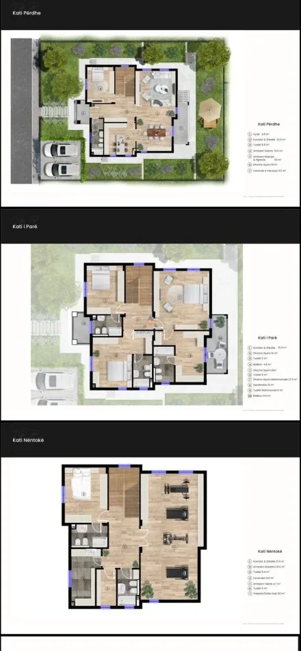Tirane, shitet Vile 3 Katshe Kati 3, 411 m² 1.028.500 € 