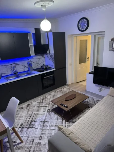 Tirane, jepet me qera apartament 1+1 Kati 1, 50 m² 520 € (Rruga e Dibres)