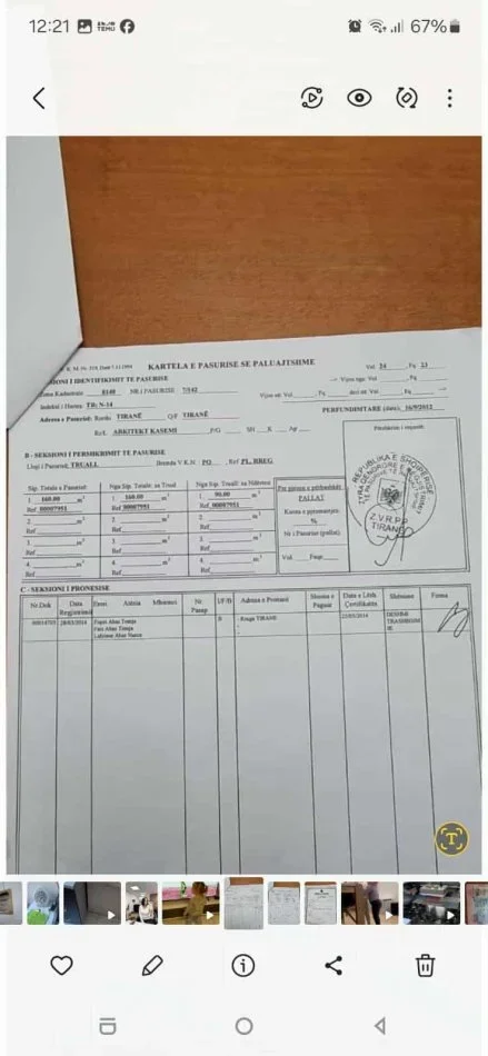 Tirane, shitet truall , 160 m² (Rruga Arkitekt Sinani)