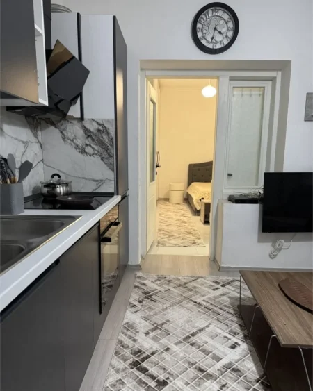 Tirane, jepet me qera apartament 1+1+Ballkon Kati 1, 60 m² 500 € (rruga e dibres)