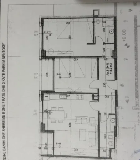 Tirane, shitet apartament 2+1 Kati 2, 116 m² 180.000 € (Bulevardi i Ri)