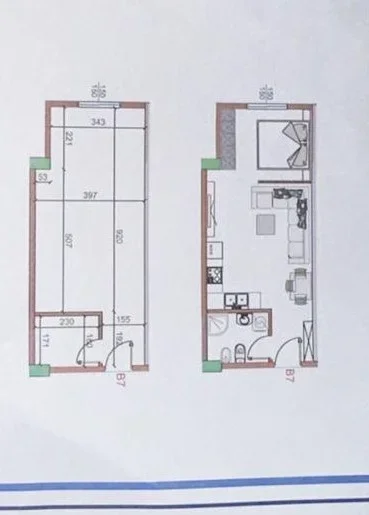 Durres, shitet 1+1 Kati 4, 43 m² 51.120 € (Golem)