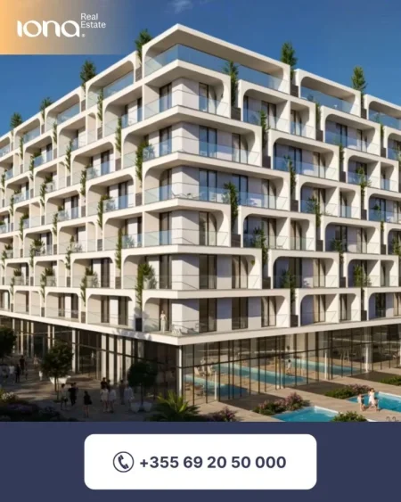 Golem, DRAGOTI 2 RESIDENCE, shitet apartament 1+1 , 56 m² (300 m larg detit)