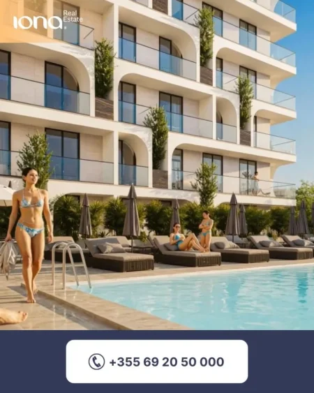 Golem, DRAGOTI 2 RESIDENCE, shitet apartament 1+1 , 56 m² (300 m larg detit)