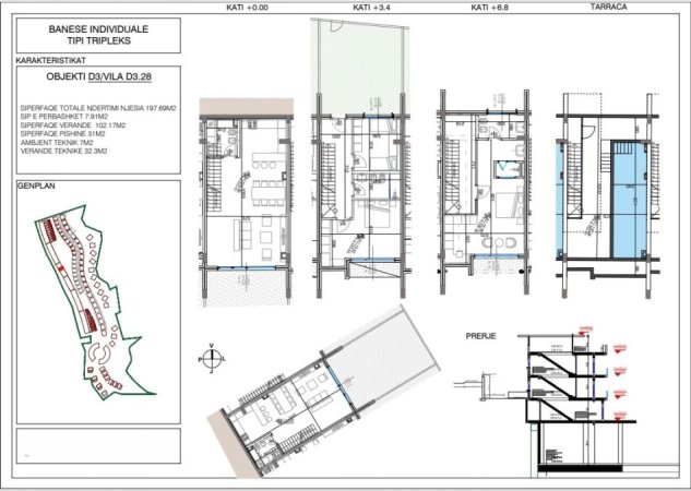 Tirane, shes Vile Dublex Kati 4, 198 m² 387.941 € (Liqeni i Farkes)
