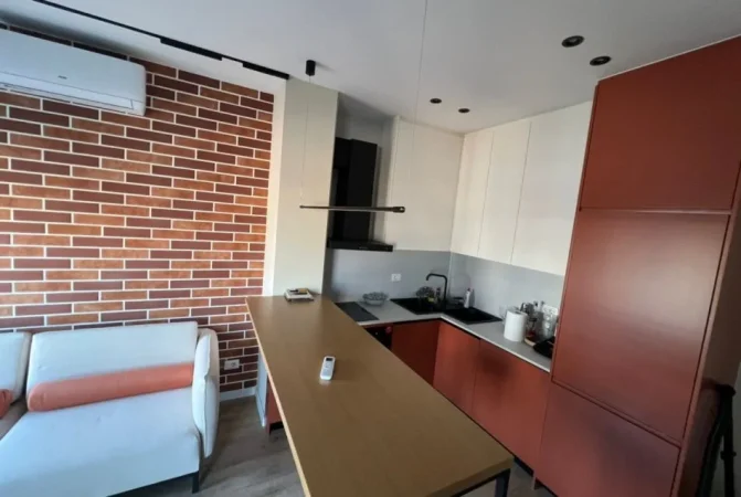 Tirane, jepet me qera apartament 1+1 Kati 6, 55 m² 720 € (Rruga Karl Gega)