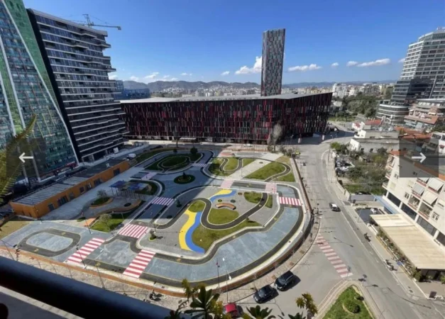 Jepet me Qera Apartamenti 2+1+2 tek Air Albania Stadium tek Rruga e Elbasanit 1.000 €