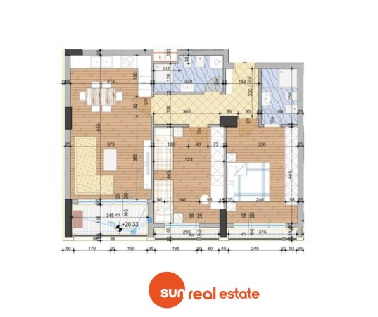 Tirane, shitet apartament 2+1+Ballkon Kati 5, 107 m² (RR. DRITAN HOXHA)