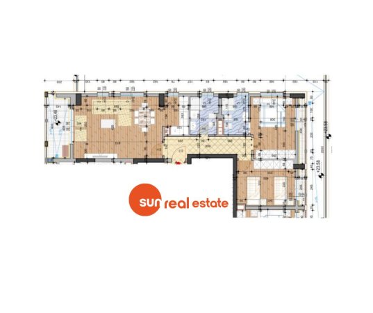 Tirane, shitet apartament 2+1+Ballkon Kati 6, 115 m² (LAPRAKE)