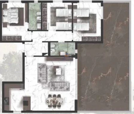 Tirane, shitet apartament 3+1 Kati 2, 154 m² 412.614 € 