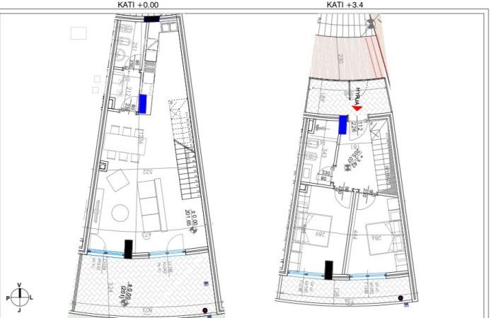 Tirane, shes Vile 2+1 Kati 0, 124 m² 246.621 € (Liqeni Farkes)