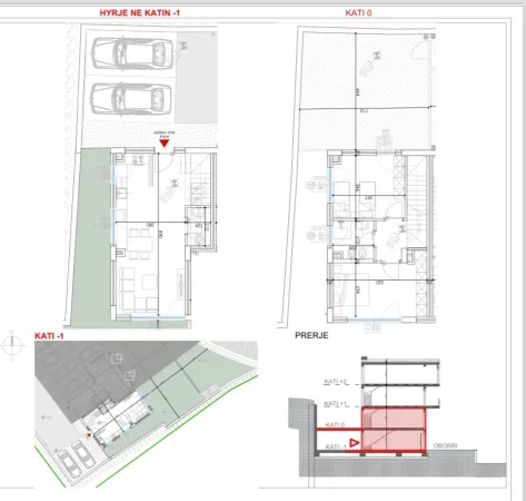 Tirane, shes apartament duplex Dublex Kati 0, 102 m² 287.502 € (Liqeni Farkes)