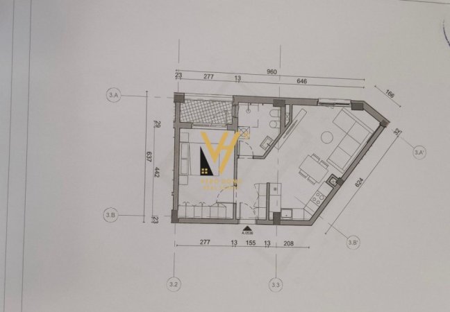 Tirane, shitet apartament 1+1+Ballkon Kati 2, 65 m² 97.000 € (FRESKU)