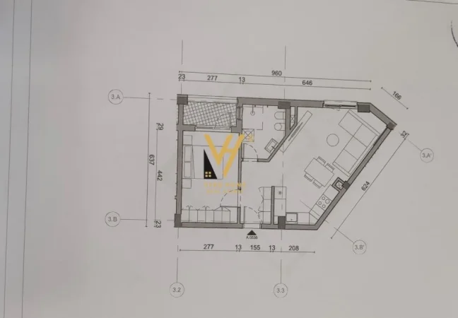 Tirane, shitet apartament 1+1+Ballkon Kati 2, 65 m² 97.000 € (FRESKU)