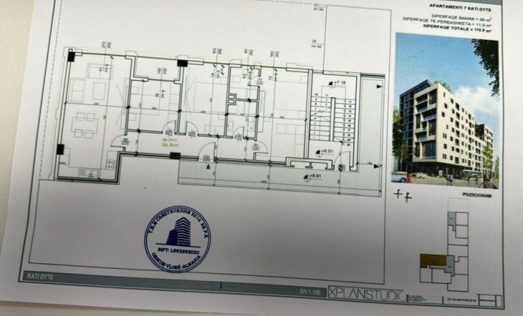 Tirane, shitet apartament 3+1 Kati 3, 111 m² 320.000 € (RRUGA E KAVAJES)