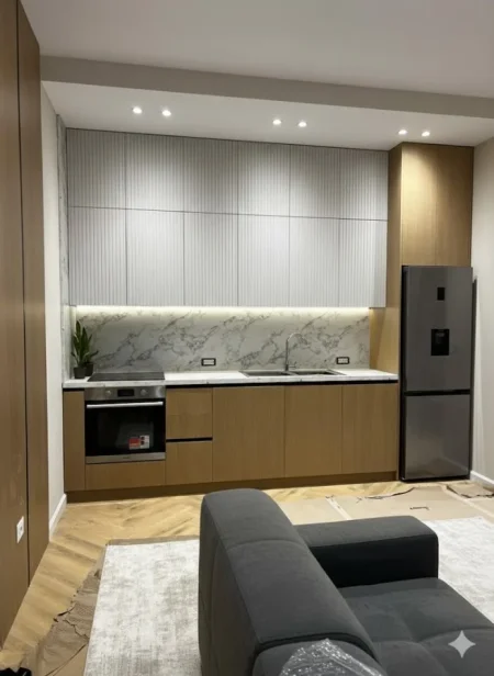 Tirane, jepet me qera apartament 1+1+Aneks+Ballkon Kati 4, 75 m² 1.000 € 