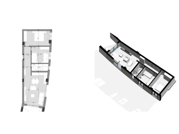 Shitet, Apartament 2+1+ Verandë, Farka Hills Residences
