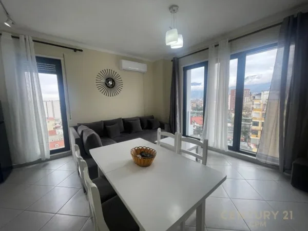 Tirane, jepet me qera apartament 1+1 Kati 7, 50 m² 500 € (Spitali Amerikan 2)