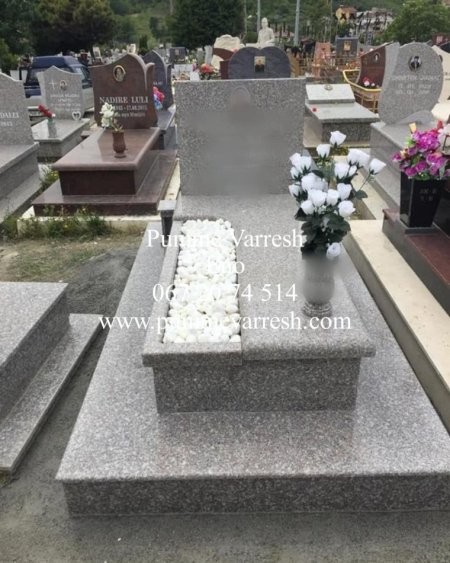 Tirane, ofroj Punime Varresh Eno - Varr Granit i zi + Granit Gri - Pikture e gdhendur ne granit