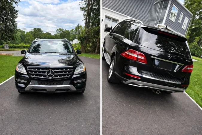 Korce, shitet SUV ML 350 Benzin, e zeze automatik Klima 130 km 21.000 €