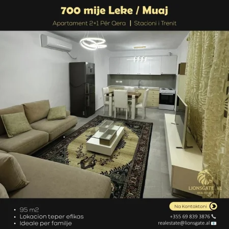 Tirane, jepet me qera apartament 2+1 , 95 m² 700 € (Bulevardi Zogu 1)