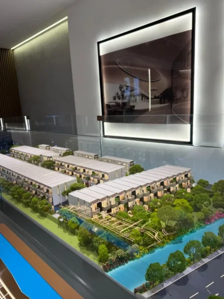 LA DIMORA- Gjiri i Lalzit🌊Town Houses moderne,me 3 kate, parkim te dedikuar & kopesht privat✨VILA NE SHITJE DUKE FILLUAR NGA 💶374.000€