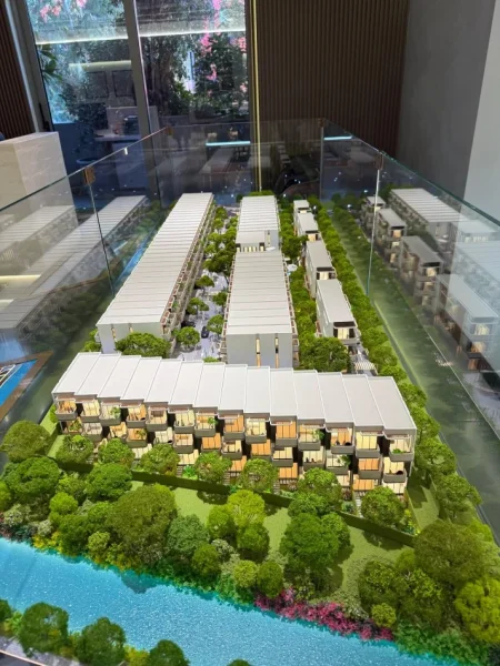 LA DIMORA- Gjiri i Lalzit🌊Town Houses moderne,me 3 kate, parkim te dedikuar & kopesht privat✨VILA NE SHITJE DUKE FILLUAR NGA 💶374.000€