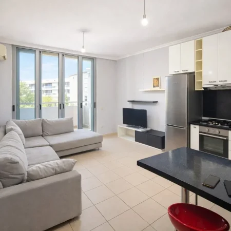 Tirane, jepet me qera apartament 1+1+Ballkon Kati 1, 67 m² 600 € (Liqeni i Thate)