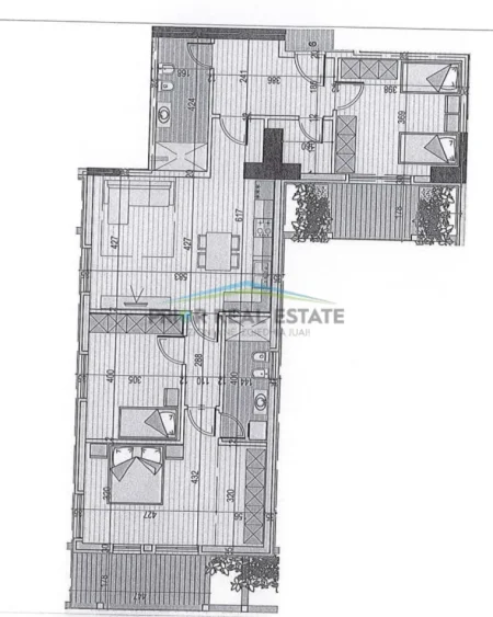 Tirane, shitet apartament 2+1 Kati 13, 169 m² 482.000 € (Qender)