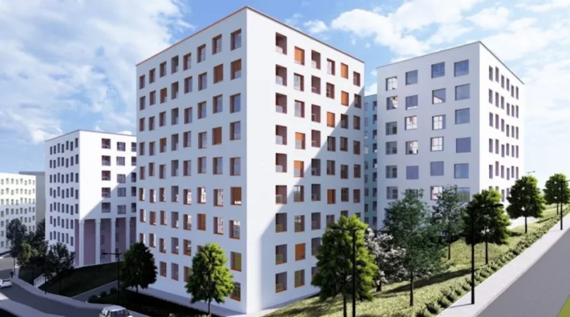 Tirane, shes apartament 1+1+Ballkon Kati 8, 46 m² 89.000 € (Ali Demi, kompleksi Kadiu)