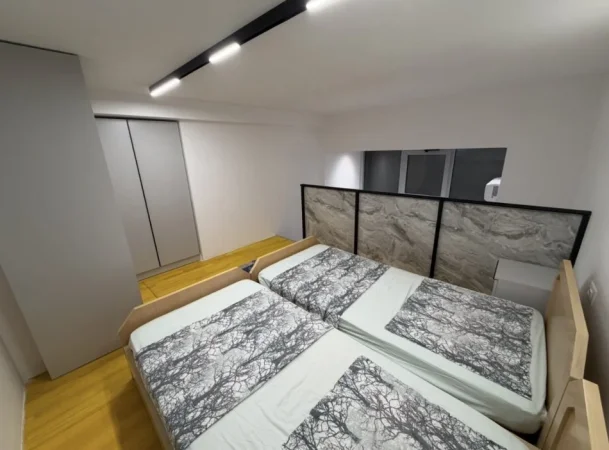 Tirane, jepet me qera apartament duplex 1+1 Kati 0, 35 m² 400 € (Rruga Loni Ligori)