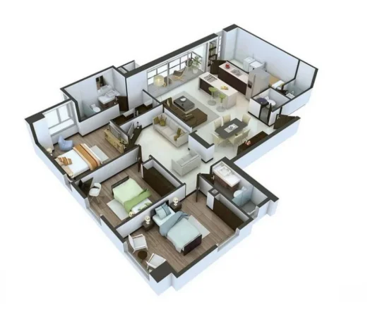 Tirane, shitet 3+1 Kati 4, 150 m² 270.000 € (Rruga Haxhi Dushku)