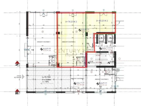 Tirane, shes ambjent biznesi Kati 0, 118 m² 