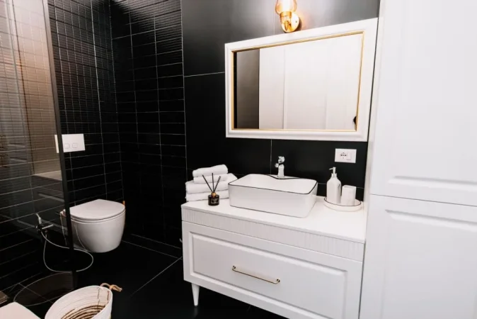 Tirane, jepet me qera apartament 1+1+Ballkon Kati 9, 75 m² 600 € (ASTIR)