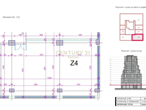 Tirane, shes ambjent biznesi , 110 m² 