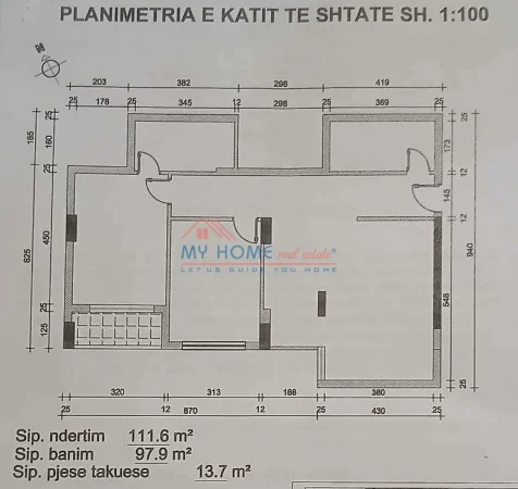 Tirane, shitet apartament 2+1+Ballkon Kati 7, 112 m² 160.000 € (Astir)