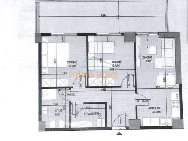 Tirane, shitet apartament 2+1 Kati 10, 113 m² 169.200 € (FUSHA E AVIACIONIT)