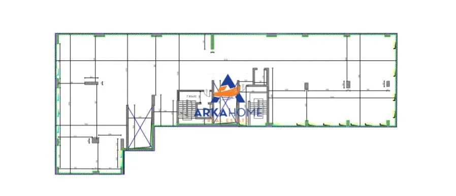 Tirane, jepet me qera ambjent biznesi Kati -1, 844 m² 6.500 € 
