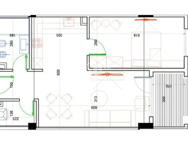 Durres, shitet apartament 1+1 Kati 8, 80 m² 155.000 € (NË GOLEM)