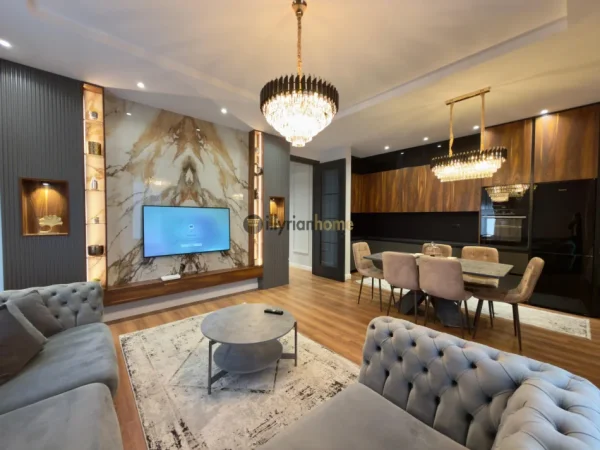 Tirane, jepet me qera apartament 2+1+Ballkon Kati 4, 130 m² 1.300 € (“Residenca Secret Garden”, TEG,Tiranë)