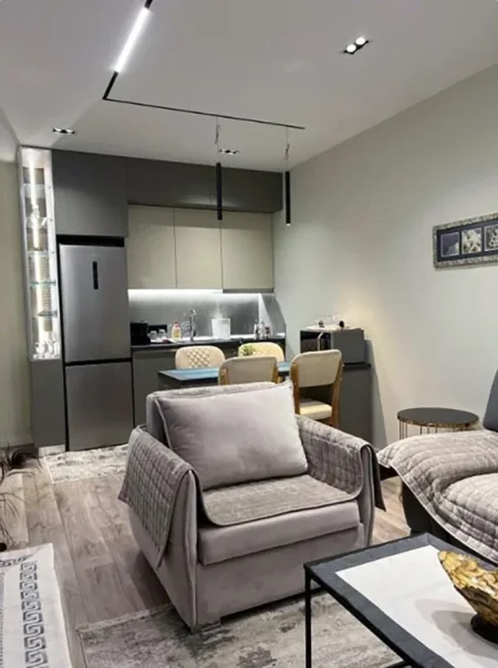 Tirane, jepet me qera apartament 1+1+Ballkon Kati 10, 65 m² 900 € (prane Hotel Opera)