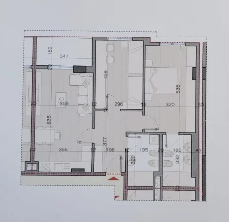 Tirane, shitet apartament 2+1+Ballkon , 101 m² 145.000 € (Alba Konstruksion, Astir)
